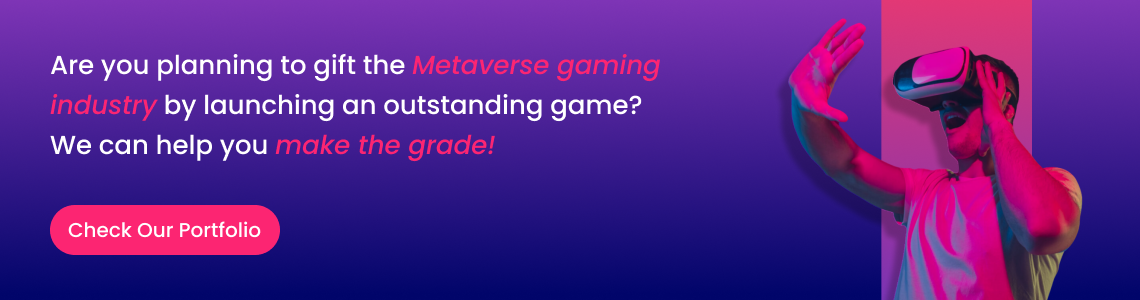 Metaverse gaming CTA
