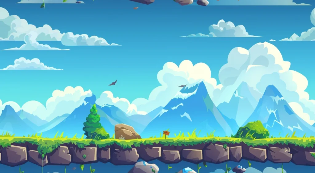 video game background design