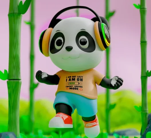 3D Panda Character
