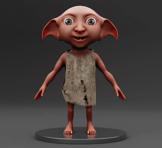 Dobby 3D Character