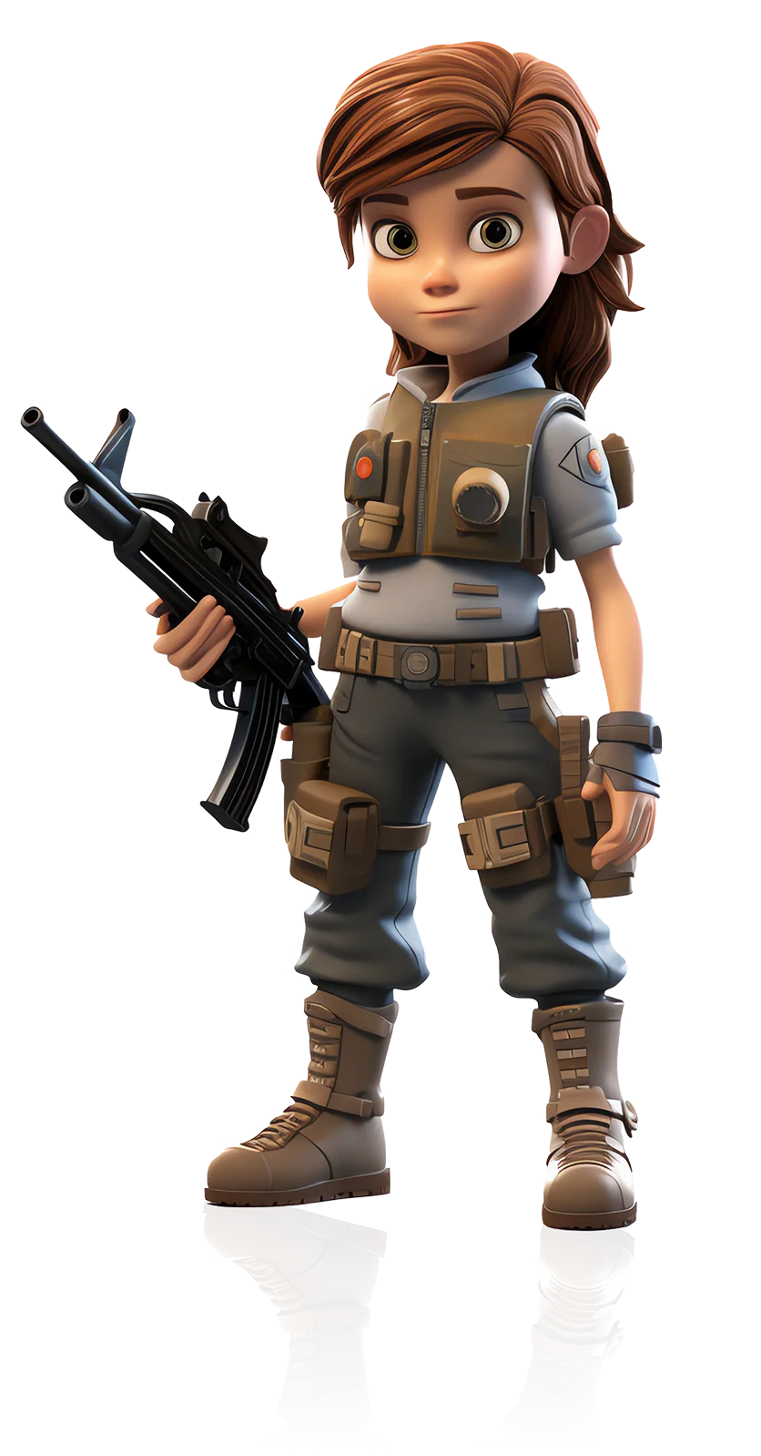 girl with gun