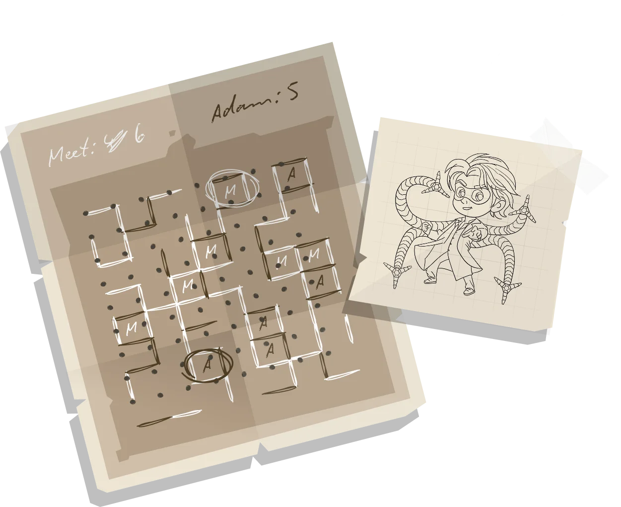 Dots and Boxes meet
