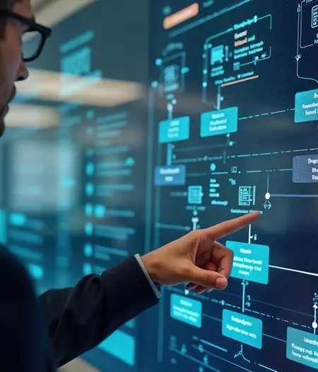 Process Digital Twin Analyzes how a process flows