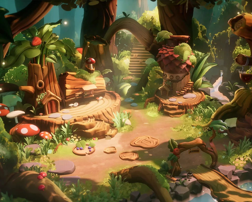 stylized game art