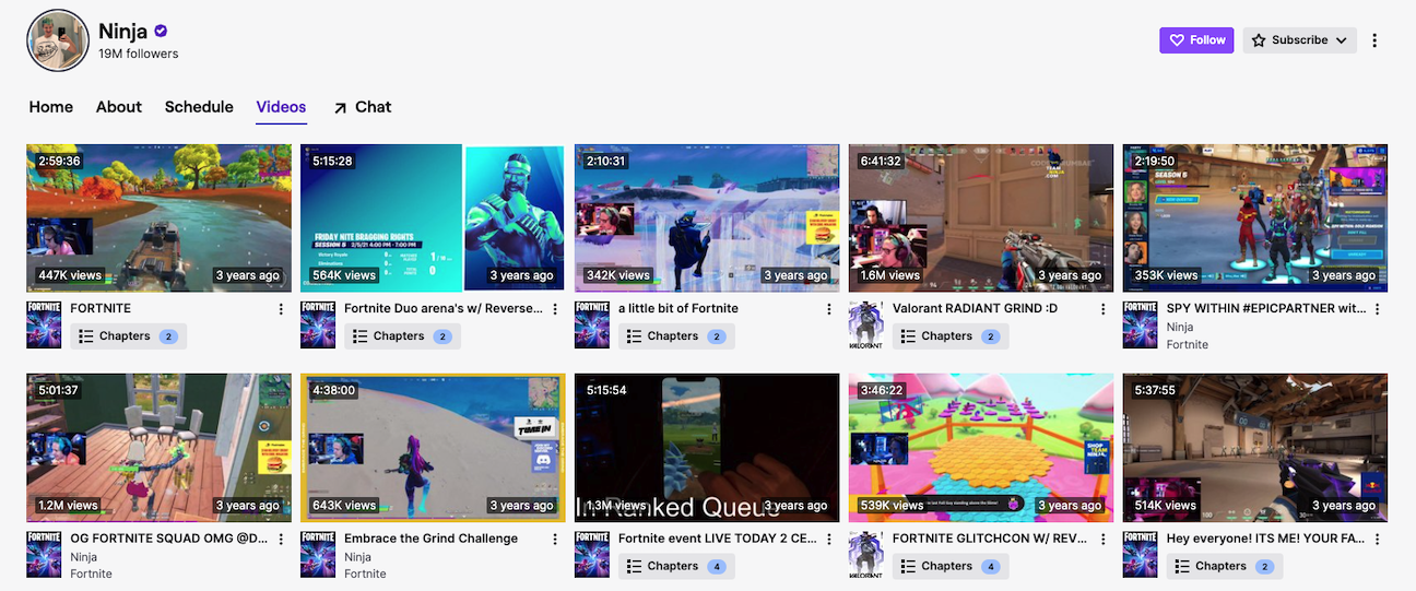 Ninja on Twitch