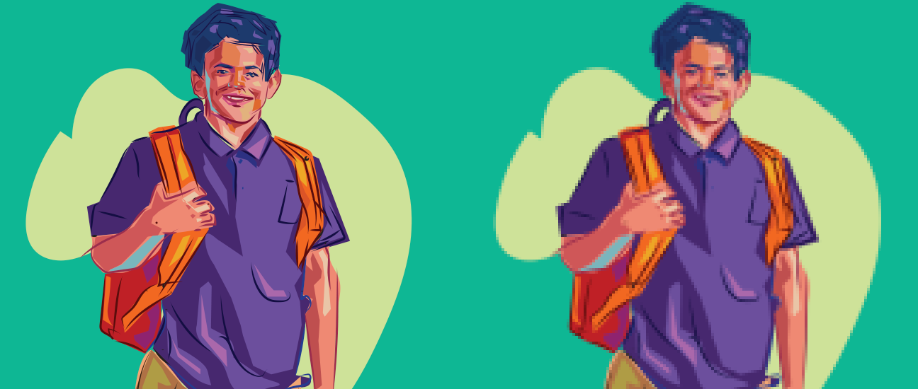 vector vs raster game art