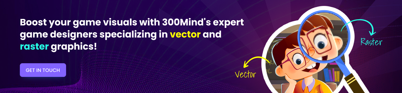 Vector vs Raster image CTA banner