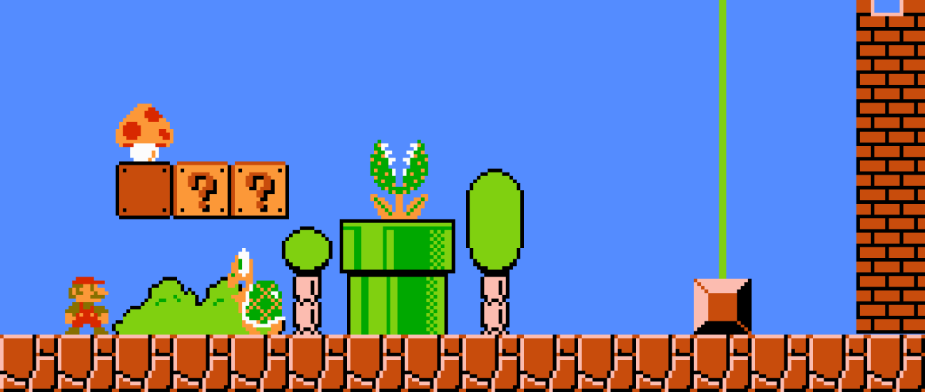 8-bit video game graphics