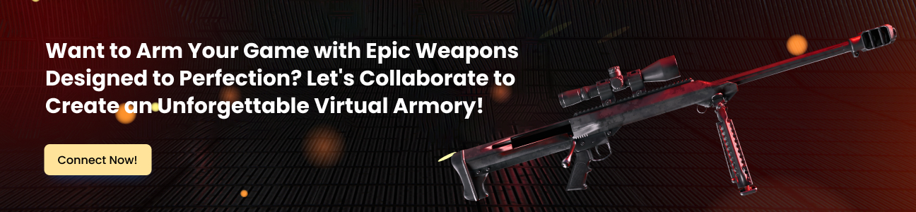 Video game weapons design CTA
