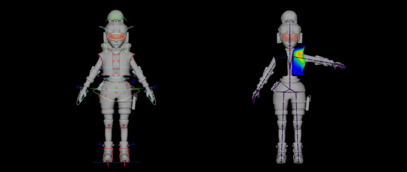 rigging and skinning