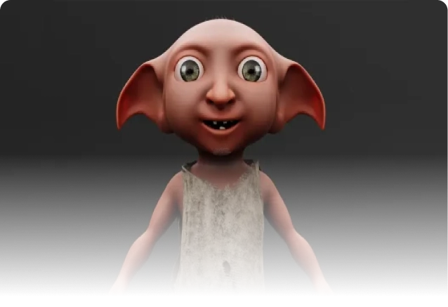 Dobby 3D Character