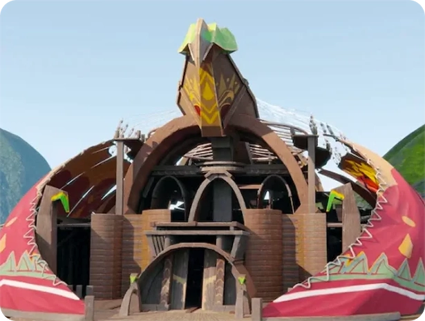 Wood Architecture 3D