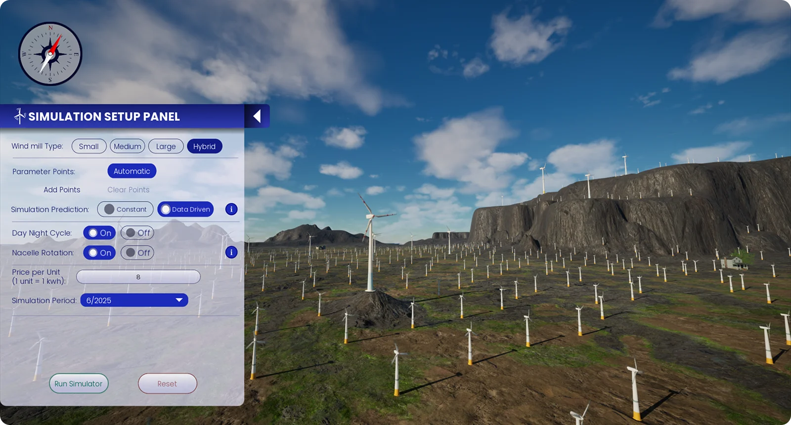 Wind Farm Digital Twin Turbine Planning