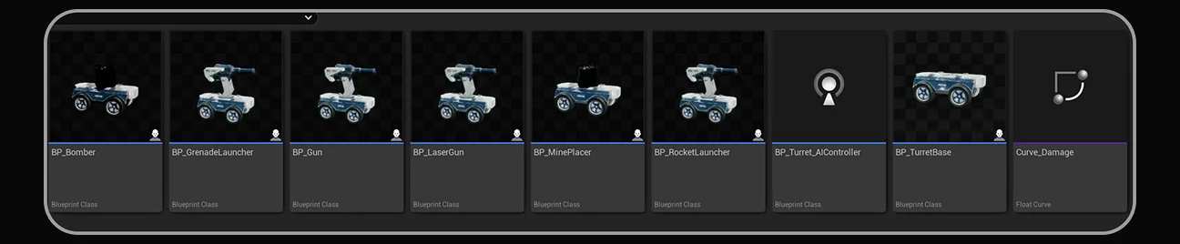 six attachment types
