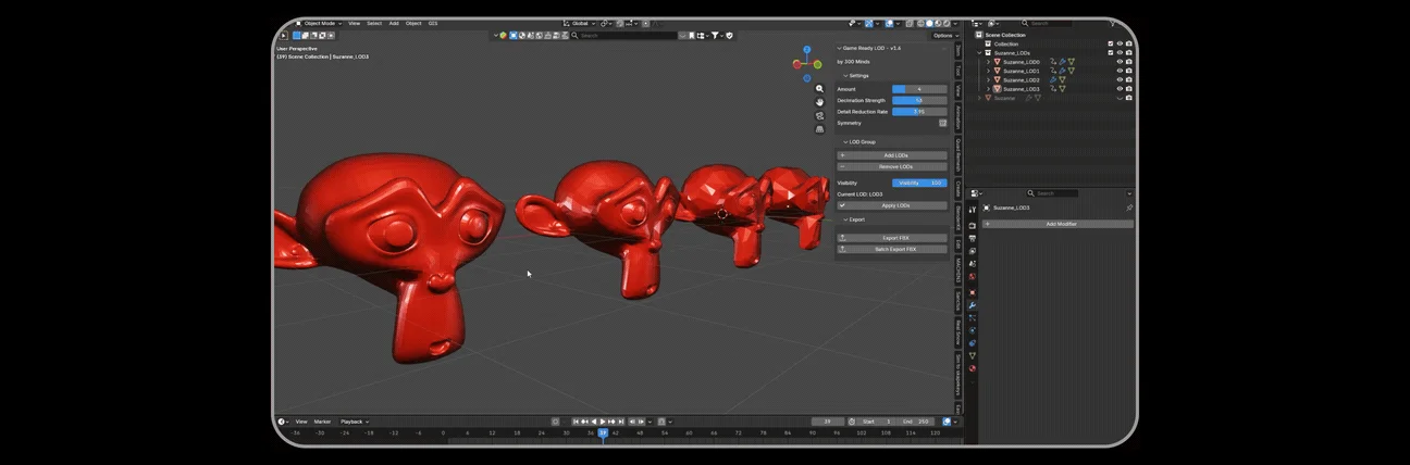 clean mesh optimization